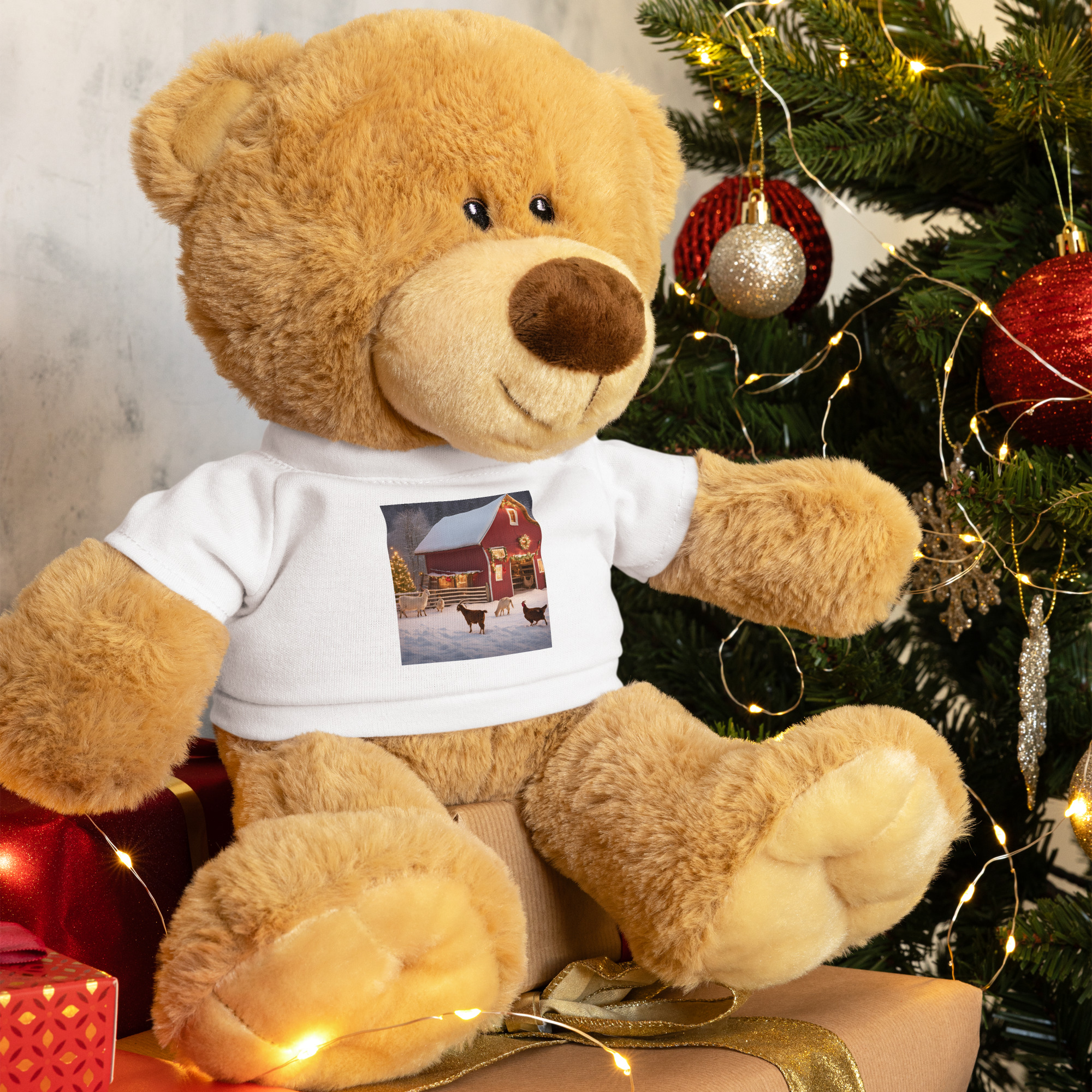 Teddy bear with a t-shirt
