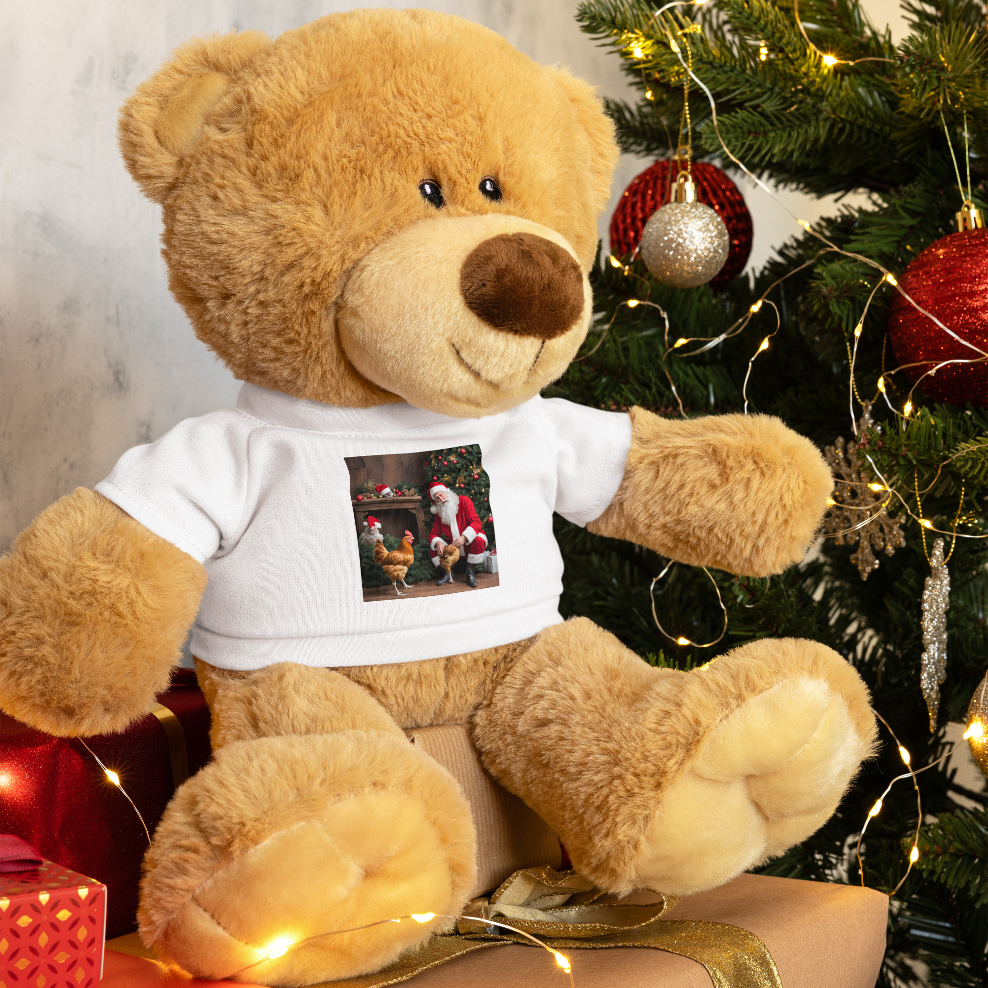 Teddy bear with a t-shirt