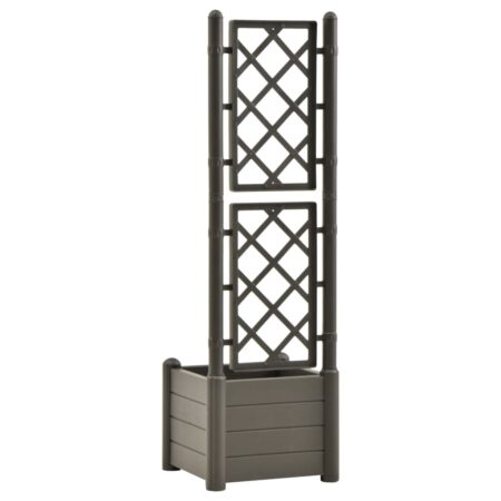 Garden Planter with Trellis