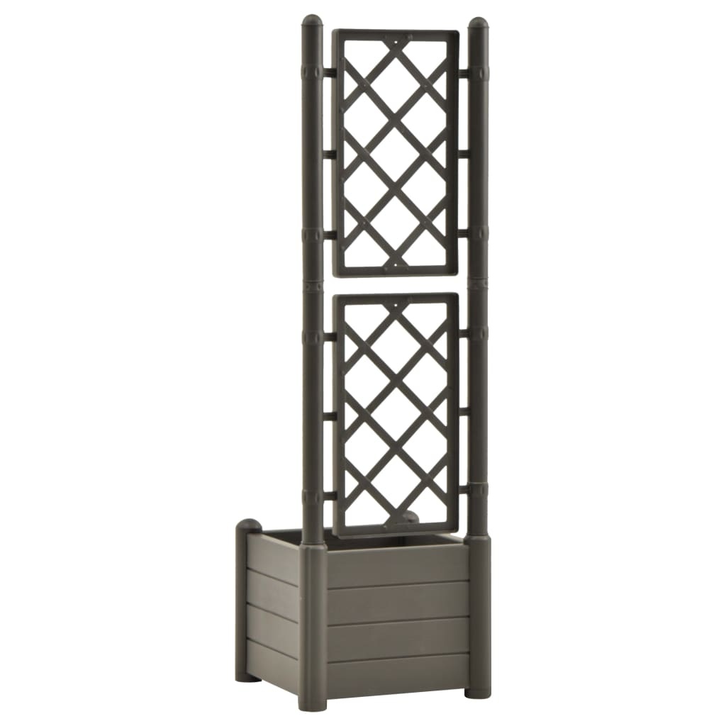 Garden Planter with Trellis